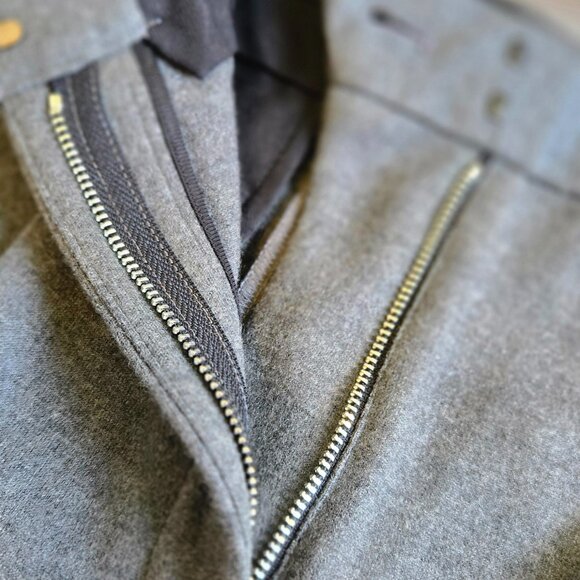 Rag & Bone 4 Women's Trouser Takisada-Osaka Wool Gray NWT - Picture 6 of 9